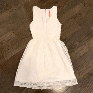 NWT White Lace Dress by Eight Sixty XS